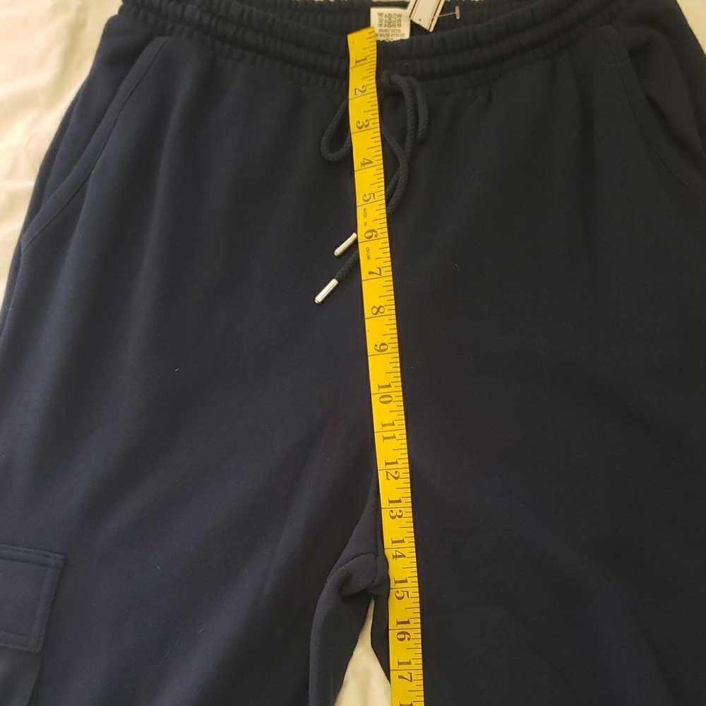 NWT TALL girl Friendly PINK Victoria's Secret Navy Drawstring Pants - Picture 14 of 17